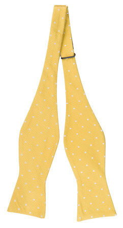 SPOTONDOT YELLOW ungebundene Fliege