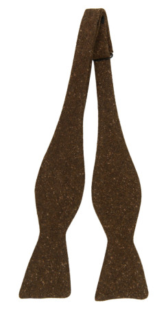 SPRACKLIG BROWN ungebundene Fliege
