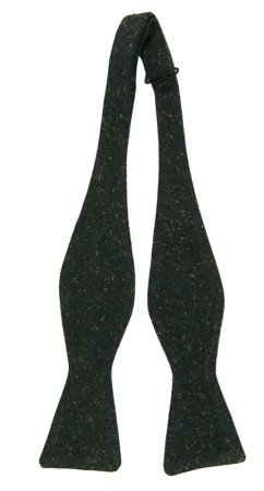 SPRACKLIG DARK GREEN ungebundene Fliege