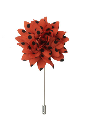 STAR DOT RUSTY ORANGE reversnadel