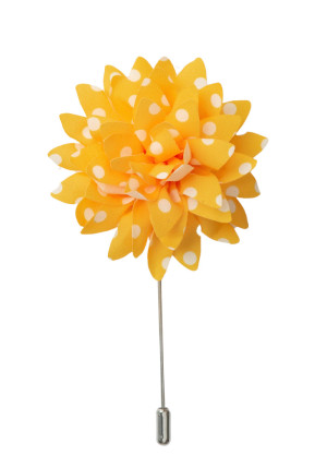STAR DOT SUNFLOWER YELLOW reversnadel