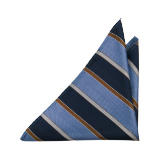STEADYSTRIPE NAVY Einstecktuch