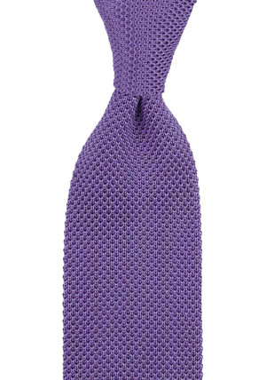 STIMMA Purple klassisch breite Krawatte