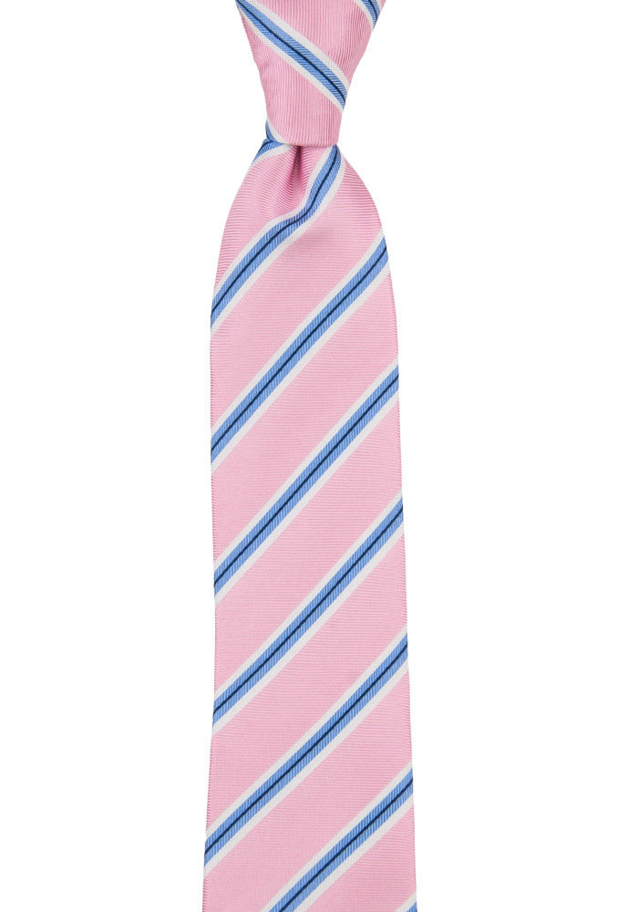 STRAIGHTONSTRIPE PINK schmale Krawatte