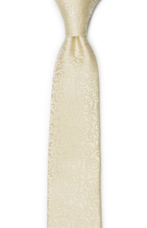 SWANKY Champagne schmale Krawatte