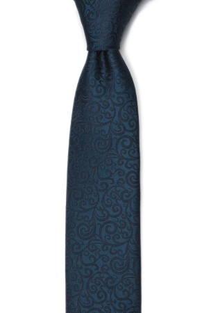 SWANKY Dark blue schmale Krawatte