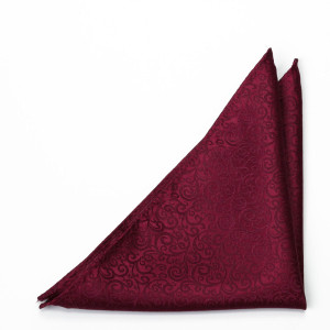 SWANKY Dark red Einstecktuch