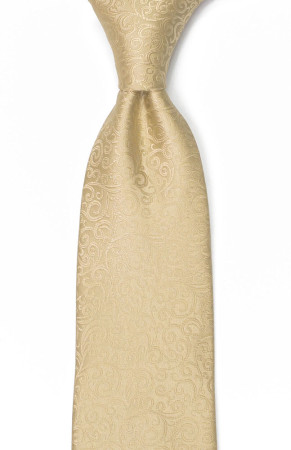 SWANKY Gold klassisch breite Krawatte