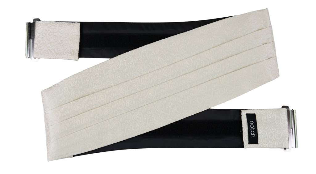 SWANKY IVORY kummerbund