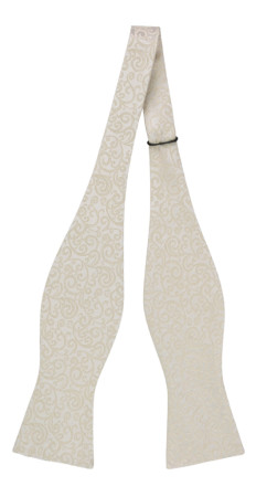 SWANKY IVORY ungebundene Fliege