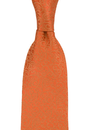 SWANKY ORANGE klassisch breite Krawatte