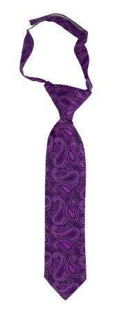 SWINGPJATT PURPLE Kinderkrawatte klein vorgebundene