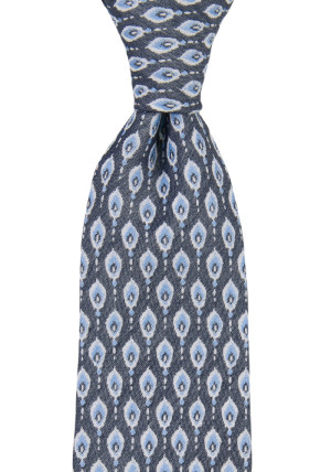 SYMBIOTIC DARK BLUE klassisch breite Krawatte