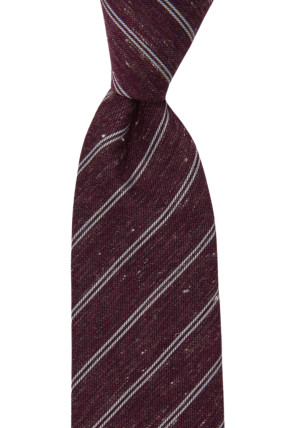 TAKENFORGRANTED WINE RED klassisch breite Krawatte