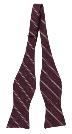 TAKENFORGRANTED WINE RED ungebundene Fliege