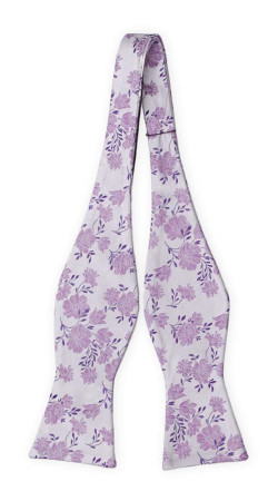 TOSSBLOSSOM Powder purple ungebundene Fliege