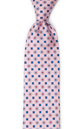 TRIFOGLEZZA Pink klassisch breite Krawatte