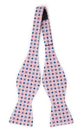 TRIFOGLEZZA Pink ungebundene Fliege