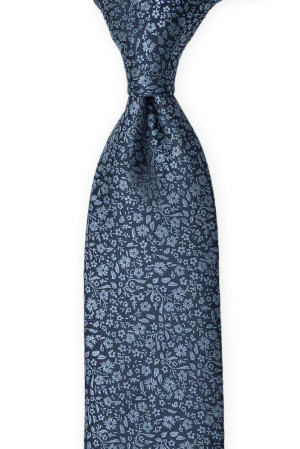 TUSSIEMUSSIE Blue klassisch breite Krawatte