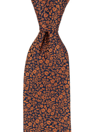 TUSSIEMUSSIE ORANGE klassisch breite Krawatte