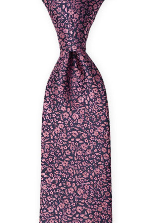 TUSSIEMUSSIE Pink klassisch breite Krawatte