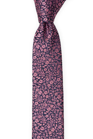 TUSSIEMUSSIE Pink schmale Krawatte