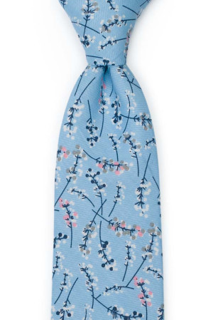 TWIGGLY Light blue klassisch breite Krawatte