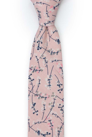 TWIGGLY Old pink schmale Krawatte