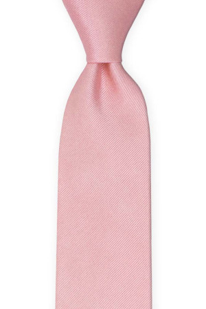 TWILLIE Light pink klassisch breite Krawatte