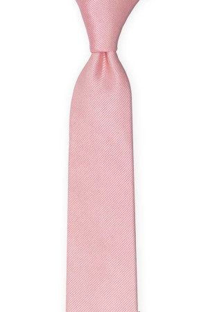 TWILLIE Light pink schmale Krawatte