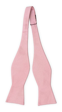 TWILLIE Light pink ungebundene Fliege