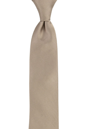 Twillie Taupe schmale Krawatte