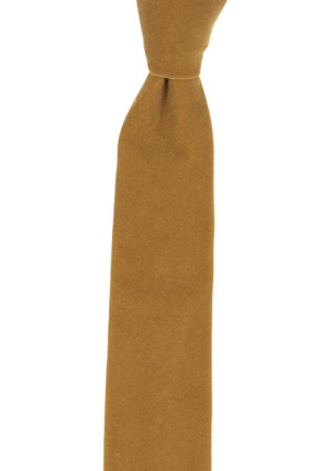 Velvet Butterscotch Beige schmale Krawatte