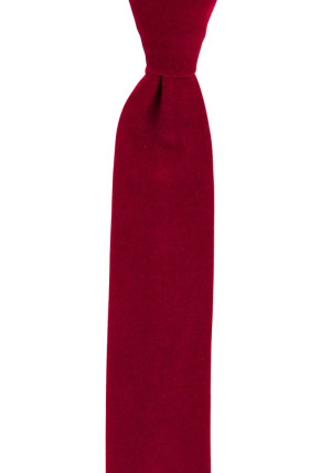 Velvet Maroon schmale Krawatte