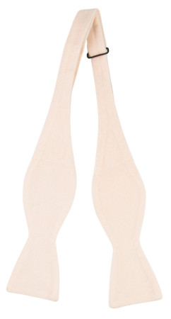 Velvet Powder Pink ungebundene Fliege