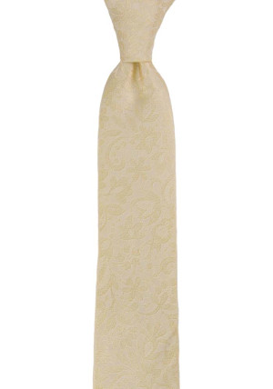 VIGSEL CHAMPAGNE schmale Krawatte
