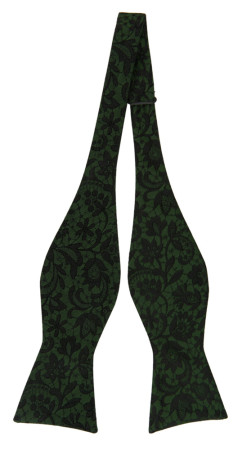 VIGSEL DARK GREEN ungebundene Fliege