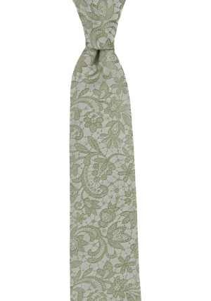 VIGSEL MOSS GREEN schmale Krawatte