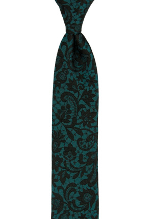 VIGSEL TURQUOISE schmale Krawatte
