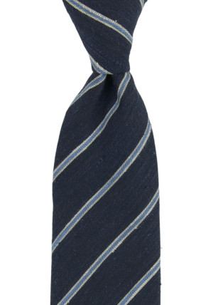 VIRILE NAVY BLUE klassisch breite Krawatte
