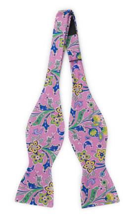 VIVACE Pink ungebundene Fliege