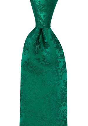 WEDDED EMERALD GREEN klassisch breite Krawatte