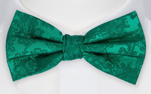 WEDDED EMERALD GREEN gebundene Fliege