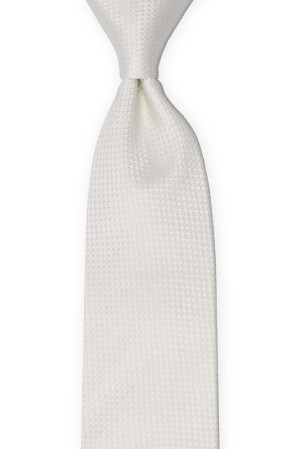 WEDLOCK Diamond white klassisch breite Krawatte