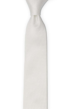 WEDLOCK Diamond white schmale Krawatte