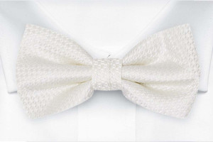 WEDLOCK Diamond white Fliege