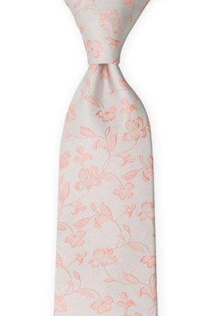 WISHINGWELL Silver blush klassisch breite Krawatte