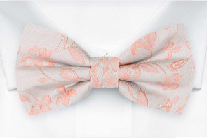 WISHINGWELL Silver blush Fliege