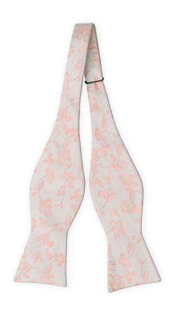 WISHINGWELL Silver blush ungebundene Fliege