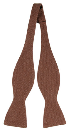 YARNING Cinnamon Brown ungebundene Fliege